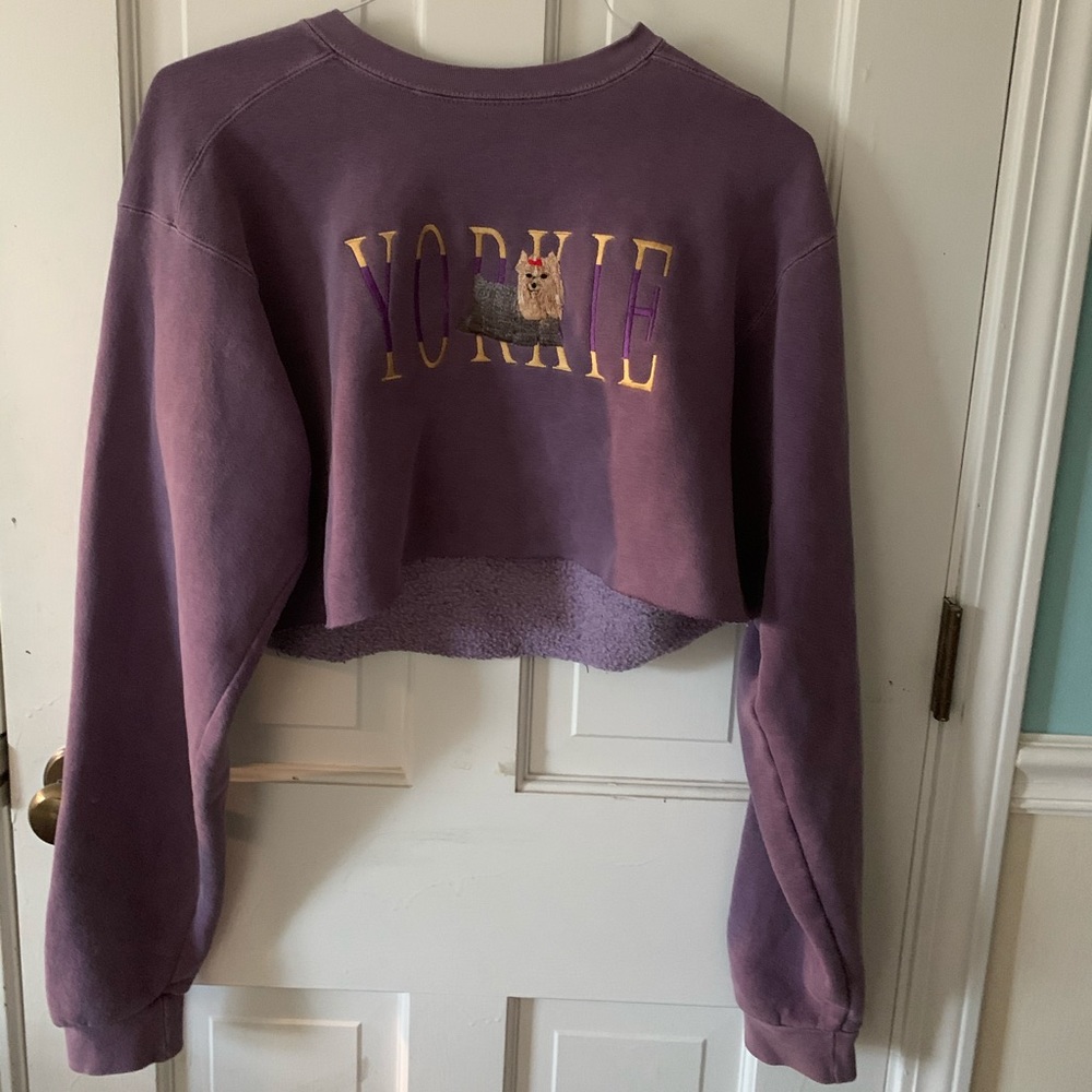 Vintage “Yorkie” Sweatshirt (Cropped)